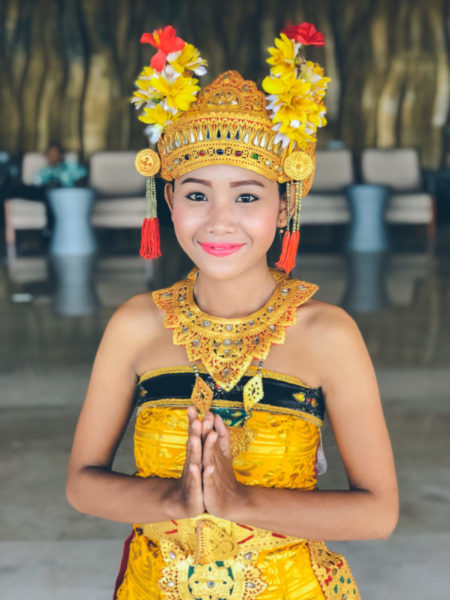 Girl in Traditional Balinese outfit